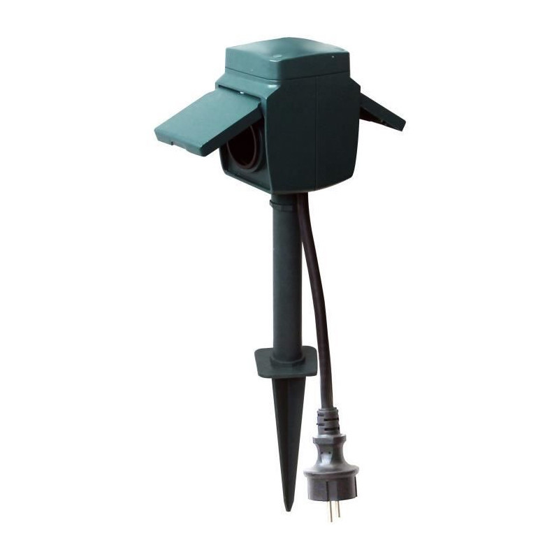 Piquet de jardin Garden Spike avec 2 prises vert | CHACON