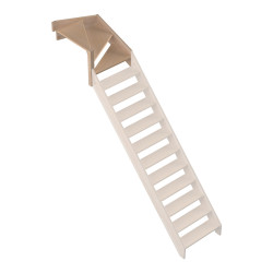 1/4 tournant haut gauche pour escalier Savoie SOGEM