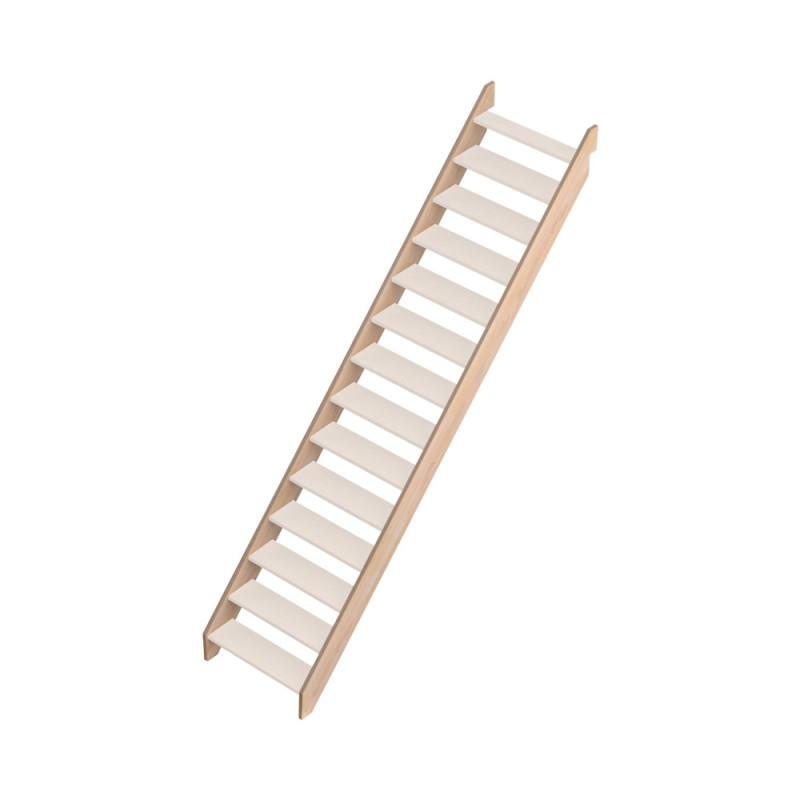 Limons pour escalier Savoie droit 2 pièces SOGEM