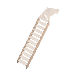 Limons pour escalier Savoie 1/4 tournant haut 2 pièces SOGEM