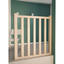 Kit garde-corps type A à balustres moulurés pour escalier Savoie 100 cm SOGEM