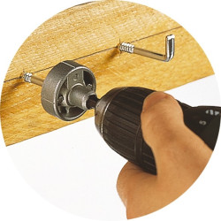 Tournevis à crochet WOLFCRAFT