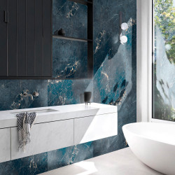 Dalle en PVC Gloss Mura 260 x 90 cm 2 pièces DUMAWALL XL