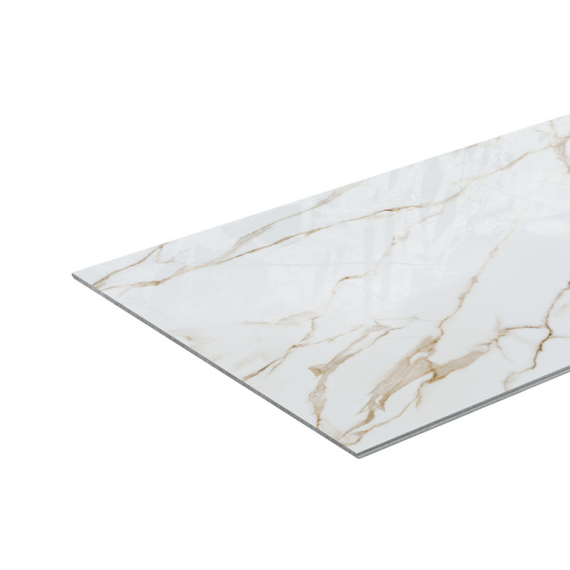 Dalle en PVC Gloss Sintra 260 x 90 cm 2 pièces DUMAWALL XL