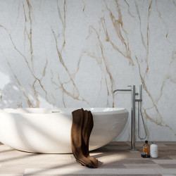 Dalle en PVC Gloss Sintra 260 x 90 cm 2 pièces DUMAWALL XL