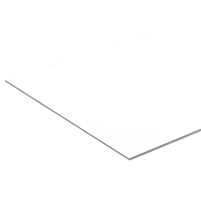 Dalle en PVC Blanc 260 x 120 cm DUMAWALL XL