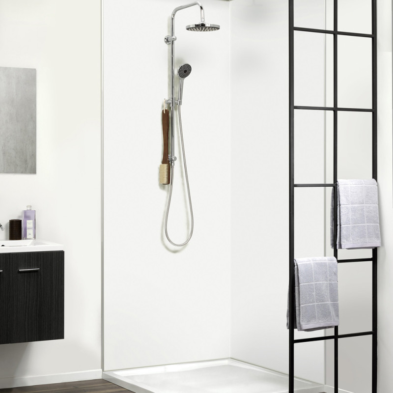 Dalle en PVC Blanc 260 x 120 cm DUMAWALL XL