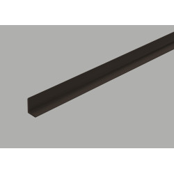 Profilé de coin extérieur en aluminium noir 260 cm DUMAWALL