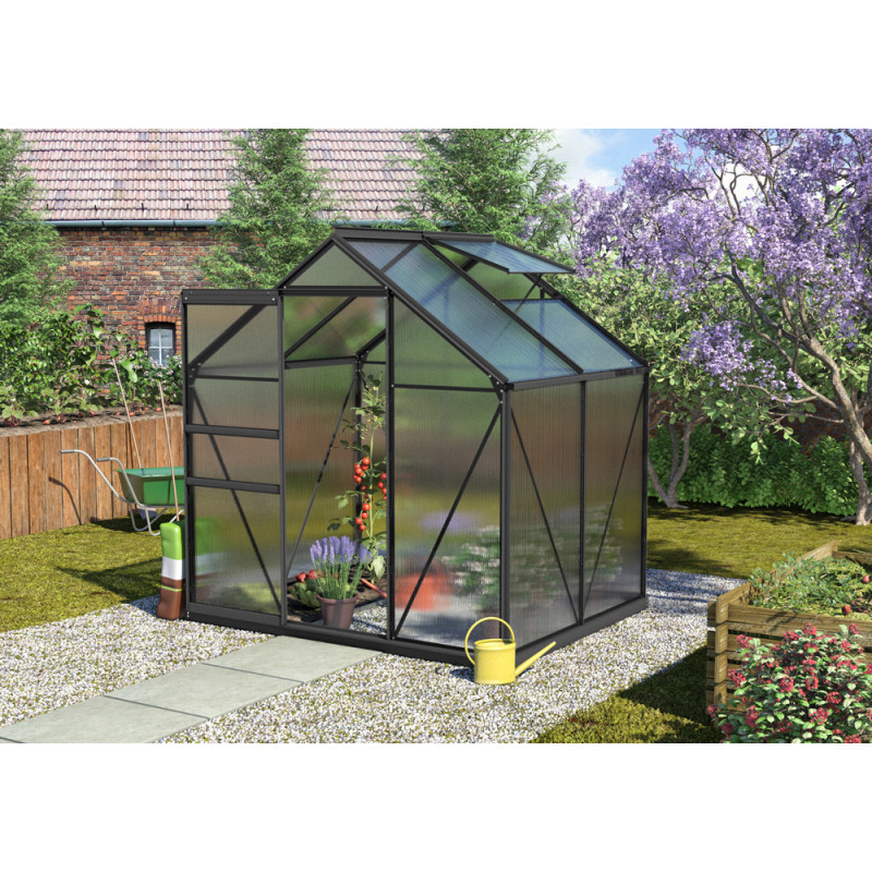 Serre Calypso Noire 3m² – Jardinage Facile | VITAVIA