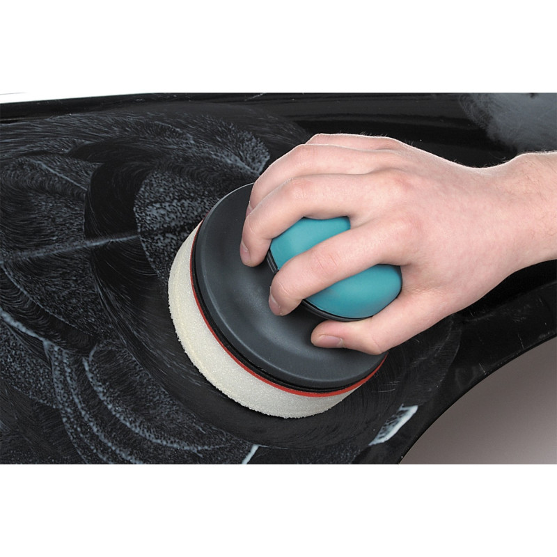 Disque Polissage Voiture 12.7cm - Mousse Noire Pour Cirage, Rayures - Compatible Polisseuse - Volakebeing