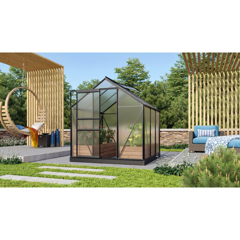 Serre Venus Noire 3,8m² – Jardinage Facile | VITAVIA