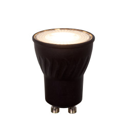 Ampoule LED noire dimmable GU10 MR11 blanc chaud 3