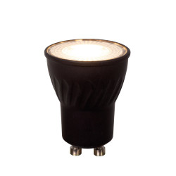 Ampoule LED noire dimmable GU10 MR11 blanc dimmable 4 W LUCIDE