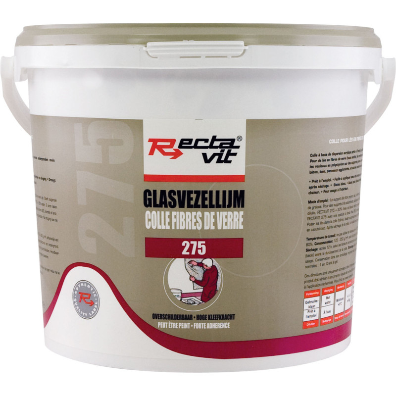 Colle pour fibre de verre 275 5 kg RECTAVIT
