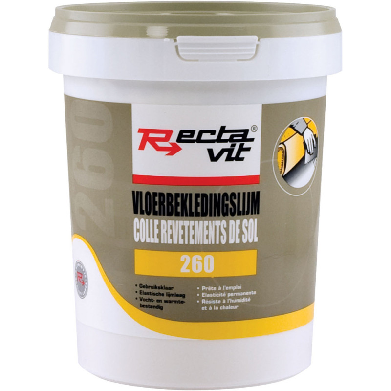 Colle pour revêtements de sols et muraux 260 1