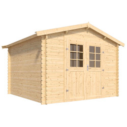 Abri de jardin en bois Vallo 28 mm 2