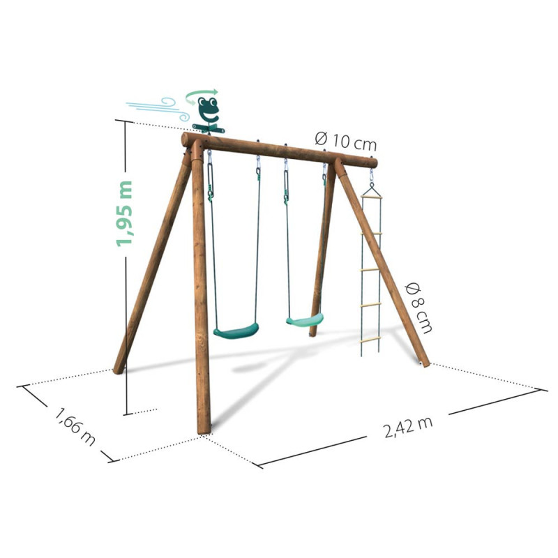 Portique en bois Tonka