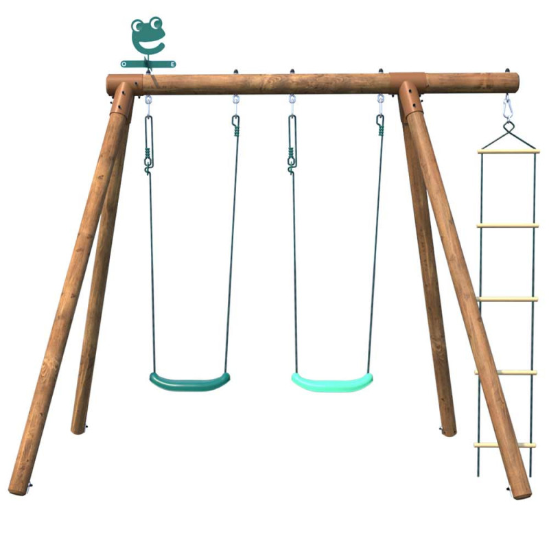 Portique en bois Tonka – Amusez-vous au jardin