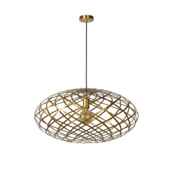 Suspension Wolfram or Ø 65 cm E27 60 W LUCIDE
