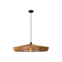 Suspension Yunkai naturel Ø 70 cm E27 40 W LUCIDE