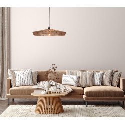 Suspension Yunkai naturel Ø 70 cm E27 40 W LUCIDE