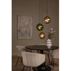 Suspension Monsaraz verte Ø 35 cm E27 3 x 40 W LUCIDE