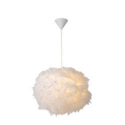 Suspension Goosy Soft blanche Ø 50 cm E27 40 W LUCIDE