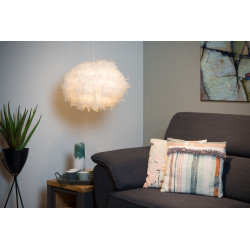 Suspension Goosy Soft blanche Ø 50 cm E27 40 W LUCIDE