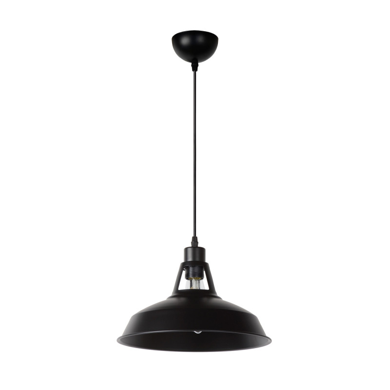 Suspension Brassy-Bis noire Ø 31 cm E27 60 W LUCIDE