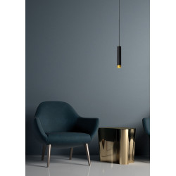 Suspension Floris noire Ø 5