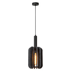 Suspension Rafal grise Ø 20 cm E27 40 W LUCIDE