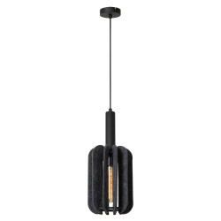 Suspension Rafal grise Ø 20 cm E27 40 W LUCIDE