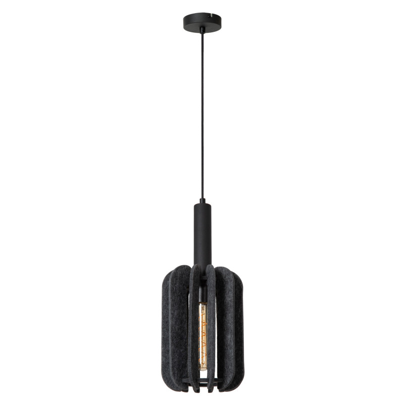Suspension Rafal grise Ø 20 cm E27 40 W LUCIDE
