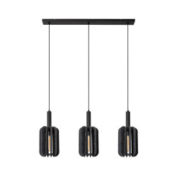 Suspension Rafal grise E27 3 x 40 W LUCIDE