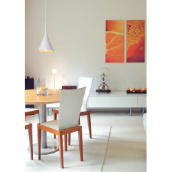 Suspension Gipsy blanche Ø 16 cm E27 40 W LUCIDE