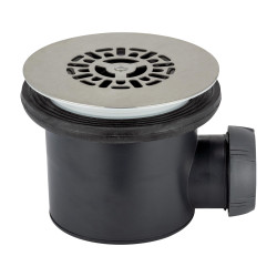 Siphon de douche Tourbillon avec grille plate Ø 90 mm WIRQUIN