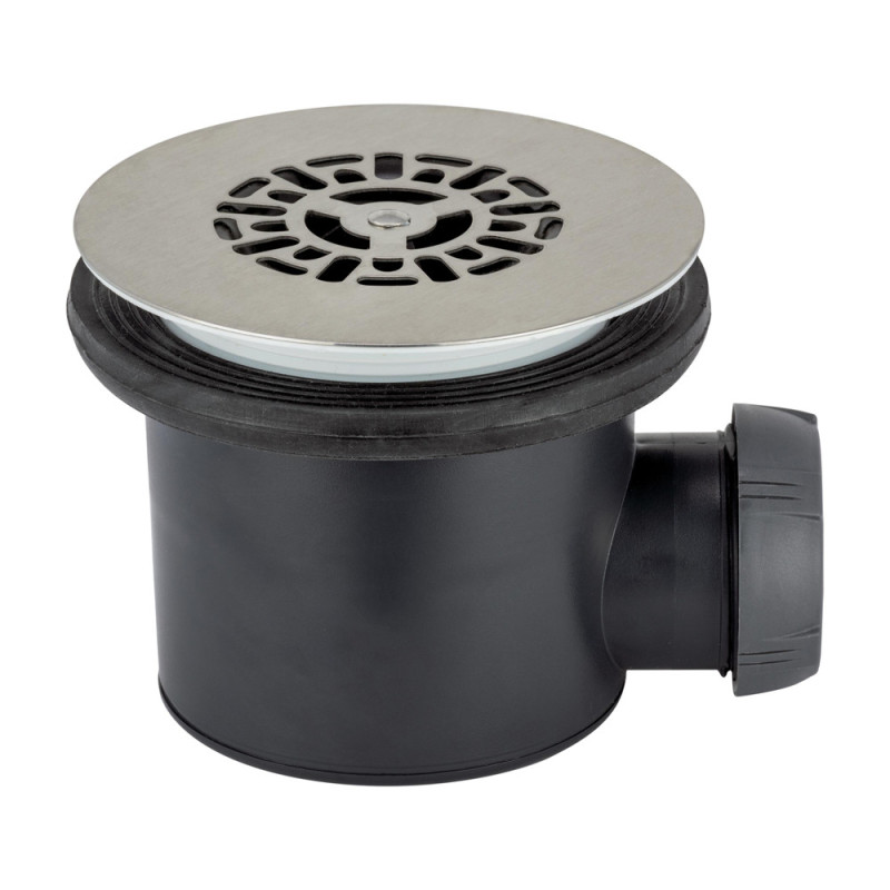 Siphon de douche Tourbillon avec grille plate Ø 90 mm WIRQUIN