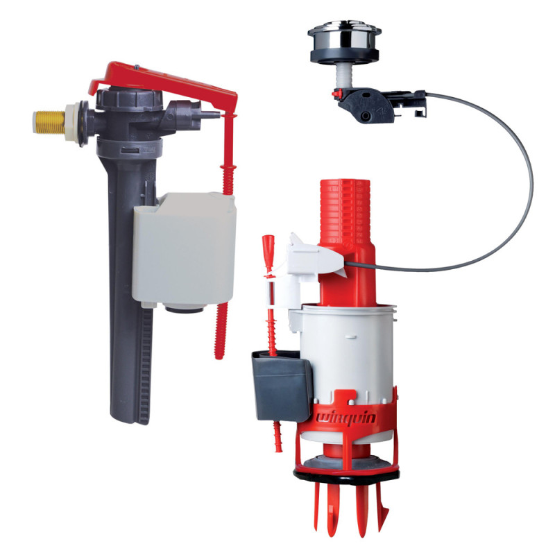 Mécanisme de chasse double Easy Jollyfill 3/6 L WIRQUIN