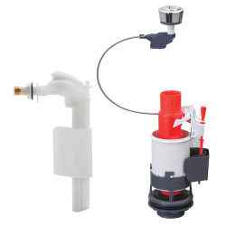 Mécanisme de chasse double MW2 avec robinet F90 3/6 L WIRQUIN