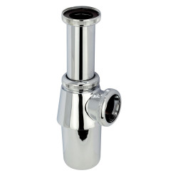 Siphon de lavabo en laiton chrome WIRQUIN