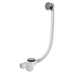 Vidage de baignoire câble avec siphon orientable WIRQUIN