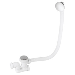 Vidage de baignoire Click Clack avec siphon orientable WIRQUIN