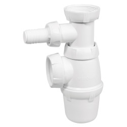 Siphon de lavabo avec prise pour machine à laver WIRQUIN