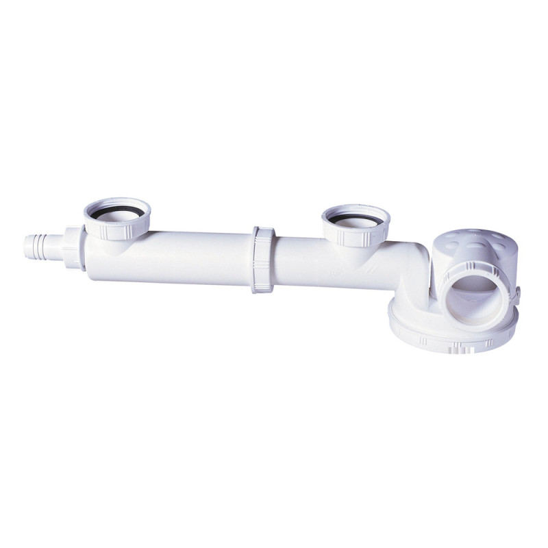 Siphon de lavabo double WIRQUIN