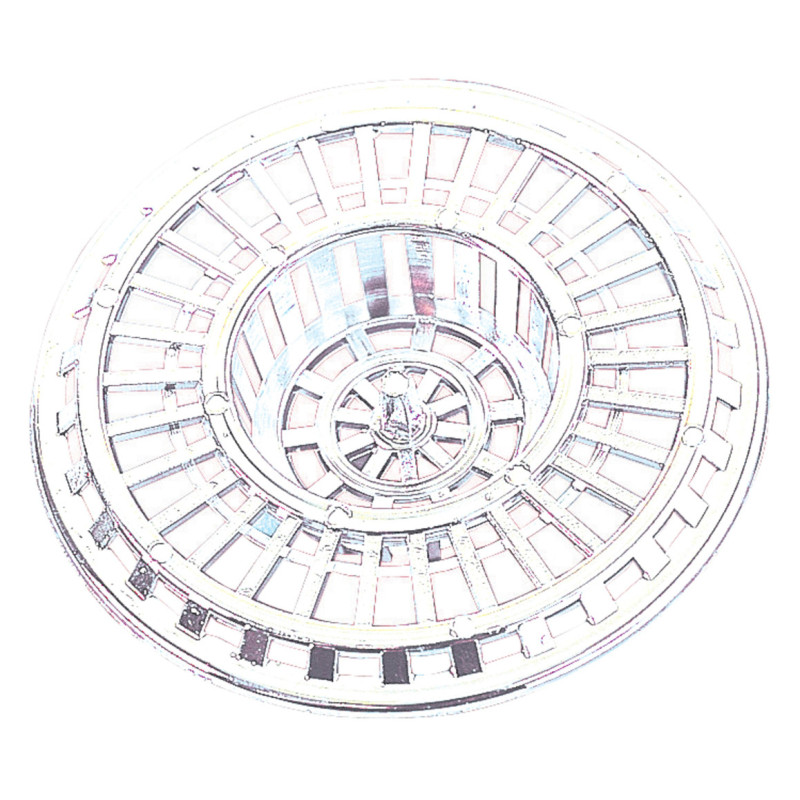 Grille anti-déchets pour évier blanche Ø 70 mm WIRQUIN
