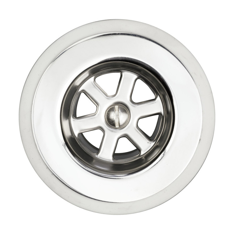 Bonde pour lavabo sans trop-plein grès Ø 60 mm WIRQUIN