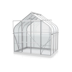 Serre en verre Dione aluminium anodisé 5 m² VITAVIA