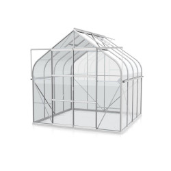 Serre en verre Dione aluminium anodisé 6