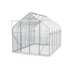 Serre en verre Dione aluminium anodisé 8