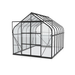 Serre en verre Dione noire 8